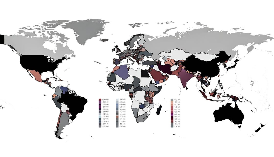 Mapped The Number of AI Startups By Country